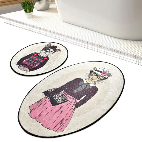 East Urban Home Fabric Bath Rug Wayfair